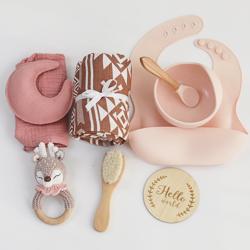 Baby Gifts, Animal Love Organic Rattles Set | Estella