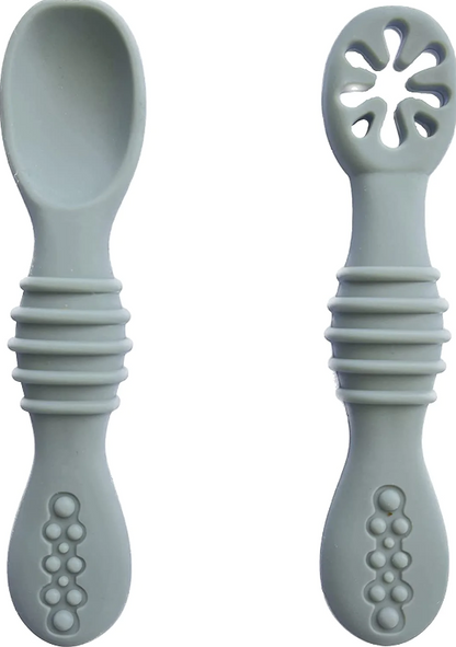 BebaBoo Bendable Training Spoons for Comfortable Self-Feeding